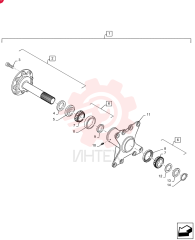 DRIVE AXLE 87043028