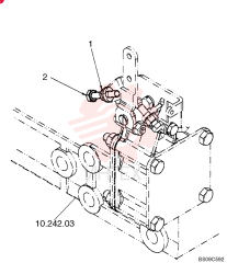 FLANGE NUT,Hex, M6 x 1