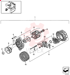ALTERNATOR SBA185046320