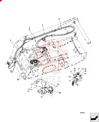 CLAMP,19mm, Coat, 8.7mm Bolt Hole, P Type