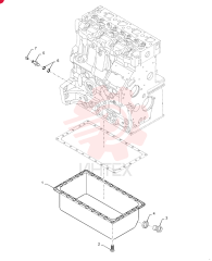 ENGINE OIL PAN SBA110708030