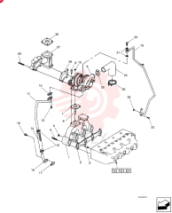 EXHAUST MANIFOLD SBA135617240