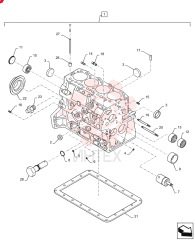 ENGINE,44kW, 2.22L, 4 Cylinders, W/ Turbocharger SBA133734 (1)