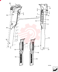 BOLT,M6 x 1 x 18.6mm OAL, Cl 8.8, Full Thd 86050272 (1)