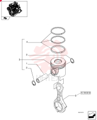 PISTON PIN 504047720
