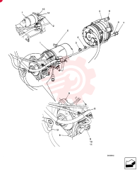 STARTER MOTOR,12V, 2.7kW