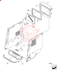CAB GLASS 86506354