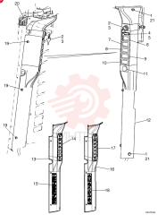 BOLT,M6 x 1 x 18.6mm OAL, Cl 8.8, Full Thd 86050272 (1)