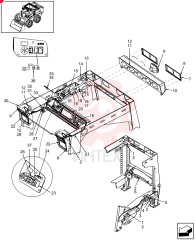 CLAMP,19mm ID, 8.7mm Bolt Hole, P Type 9706732 (2)