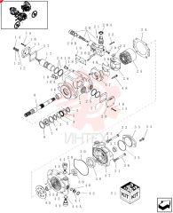 HYDRAULIC PUMP,40.6 CC 86607578