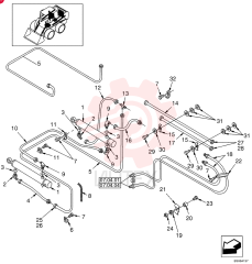HYDRAULIC CYLINDER 86590829 (1)