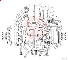 HOSE,31.75mm ID x 415mm L, SAE 100R4