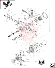 HYDRAULIC PUMP,40.6 CC