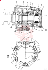 HYDRAULIC MOTOR,470CC 87035341 (3)
