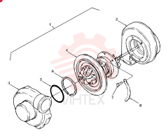TURBOCHARGER 87801483 (1)