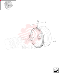 ENGINE FLYWHEEL 500334887
