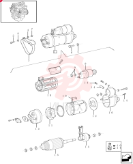 STARTER MOTOR 99449113