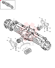 REAR AXLE 85806266