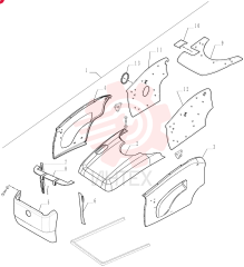 ENGINE HOOD PANEL 85815989