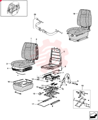 DRIVER'S SEAT COVER 85811540