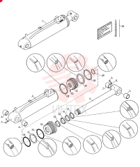 HYDRAULIC CYLINDER 85820716