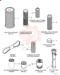 AIR FILTER 85814174