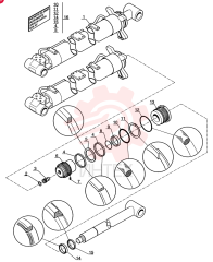 HYDRAULIC CYLINDER 85820513