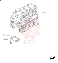 SCREW,Hex Flg, M10 x 1.5 x 25 4899032 (1)