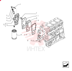 SCREW,Hex Flg, M8 x 1.25 x 35 4899019 (2)
