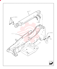 90 ELBOW,11/16"-16 ORFS x 3/4"-16 ORB 85803233 (2)