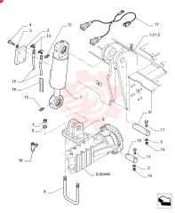 CYLINDER,Double Acting, 50mm Rod, 135mm Stroke