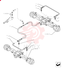 BRAKE LINE 87363931 (1)