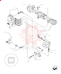 HYDRAULIC HOSE,M6 ID x 1800 L 87379059 (1)