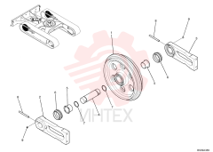 Схема (E50BSR) - COMPACT CRAWLER EXCAVATOR TIER 4 (NA) - ASN PJ06-08001- (N8TN82068-) (1/08-) PY52D00025F1