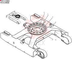Ring Assy, Slewing PW40F00006F1