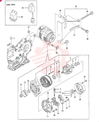 ALTERNATOR,12V, 55 Amp