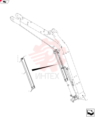 Схема (E55BX) - CRAWLER EXCAVATOR (NA) - ASN PS02-00101 (NCTN~) (1/10-) PY02B00212F1