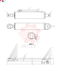 HYDRAULIC CYLINDER PY01V00073F1