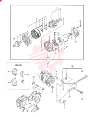 ALTERNATOR,12V, 55 Amp