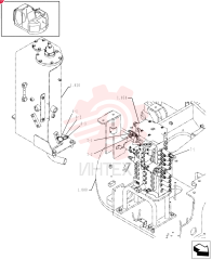 90 ELBOW,Male, 30 Degree Fl, PF 3/8" x PF 3/8", O-Ring ZH32X06000 (2)