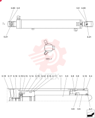 HYDRAULIC CYLINDER PX01V00063F2