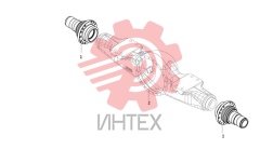 Детали опорного вала 24D0349_000_00