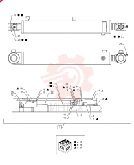 HYDRAULIC CYLINDER PX01V00069F1