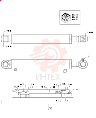 HYDRAULIC CYLINDER PX01V00072F1