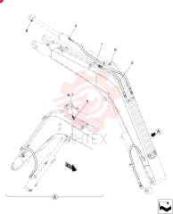 Hyd., Cylinder (Boom) PY42H00050F1