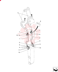 Hyd Lines, Arm 1.56m