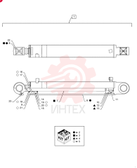 HYDRAULIC CYLINDER PS01V00004F1