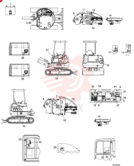 CAUTION DECAL 2432T6179 (2)