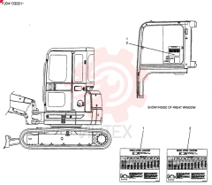 NAME PLATE INSTAL, Serial Range: PJ04-03001-PJ04-04481 PY22T00110F1