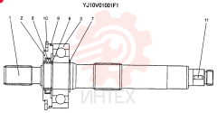 SHAFT ASSY. YJ10V01001F1